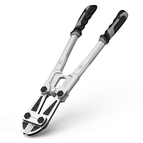 OTLOOMTBT 18 In Heavy Duty Bolt Cutter - Industrial Chromium Molybdenum Steel Ergonomic Design, Effortless Cutting for Locks, Chains, Fences & Rebars | Long Lifespan for Construction, Locksmiths & DIY