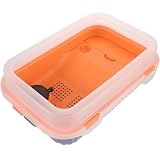 Terrario per Tartarughe con Piattaforma, Rampa e Zona Bagno PP