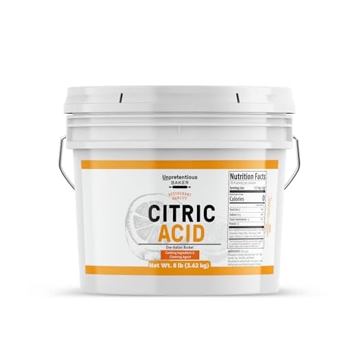 Unpretentious Citric Acid for Cooking