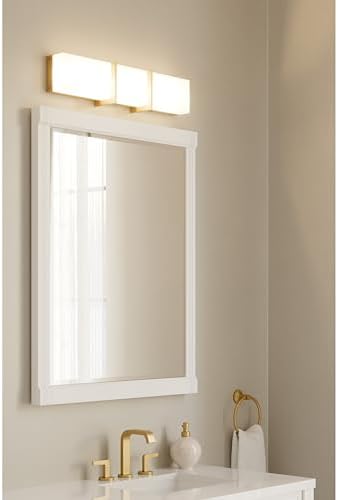 Minka Lavery High Rise 24.25" LED Bath Bar - Legacy Brass with White Glass — 사진 6