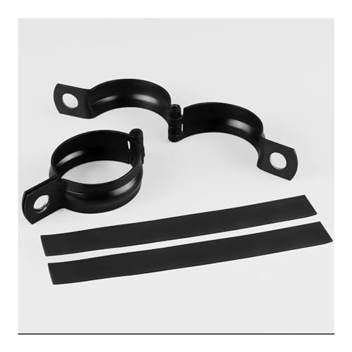 Support de montage clignotant moto en métal noir ajustable