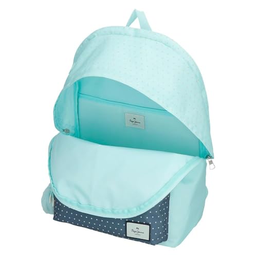 Pepe Jeans Para Menina. 68624T1 Mochila Para Computador Dalma 2C Azul (Osfa), Casual, PoliéSter, Moda Infantil - 5