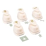 motivstanzer set aldi MAßE – Die Größe der ausgestanzten Motive sind: Stern (2,5 x 1 cm), Rentier (1,5 x 2,3 cm), Weihnachtsbaum (1,8 x 2,5 cm), Schneeflocke (2,5 x 2,5 cm) und Schneemann (2 x 2,5 cm)
