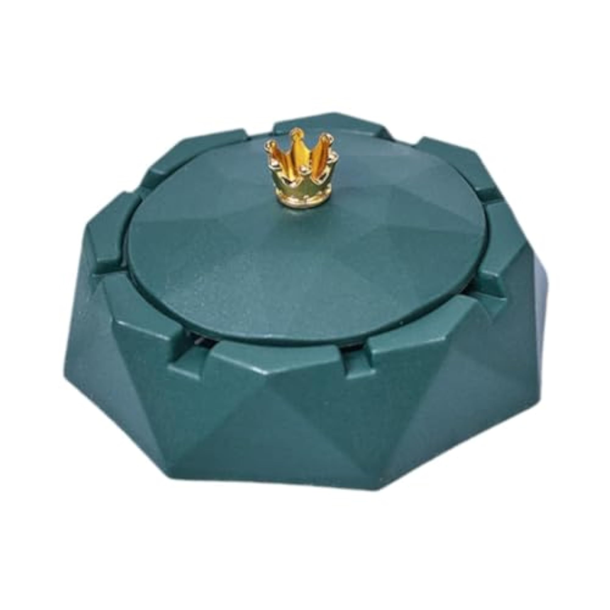 Large Capacity Desktop Ashtray with Lid