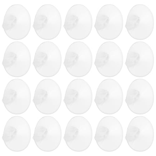 PERSELOSO 20個 水槽用酸素ホース吸盤固定具 強力吸着 省スペース設計 簡単取付可能 長持ち耐久 水族館エアーチューブ固定アクセサリー