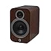Q Acoustics 3030i Bookshelf Speakers Pair English Walnut - 2-Way Reflex Enclosure Type, 6.5