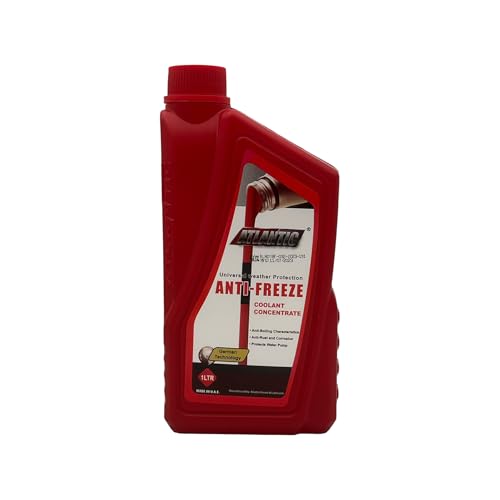 Image of Red Antifreeze Coolant Concentrate OAT Extended Life Coolant SAE J 1034 1L