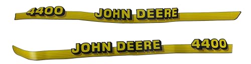 John Deere 4400 Hood Decals fits 4400 Compact Tractors M116989 M116988