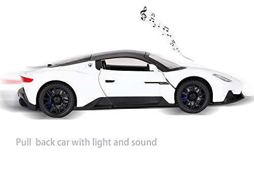 Toy Cars Mc20 Model Car Diecast Metal Car Toys With Light And Sound Pull Back Car Gifts For 3-12 Year Old Boys Girls(White) … #TOP4