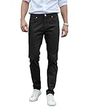 Excellente finition : chaque paire de nos pantalons stretch slim fit pour homme utilise des coutures triples, des boutons solides et des fermetures éclair.