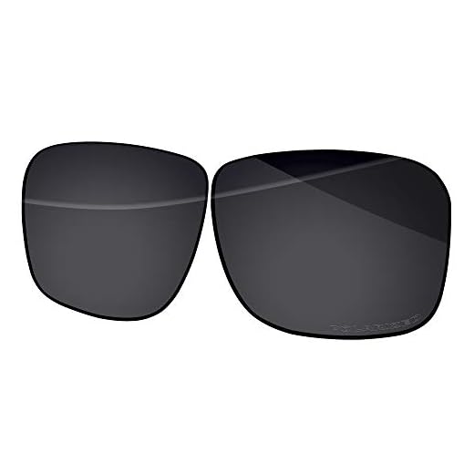 Ensky Lentes de reposição HardyShield para óculos de sol Oakley Portal X OO9460 - preto coral