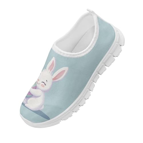 Easter Bunny Shoes for Girls Slip On Sneakers Cute Kids Gym Shoes4