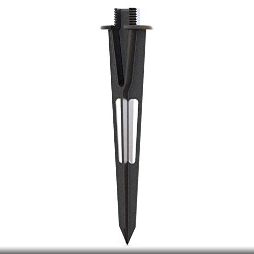 Malibu Sturdy Solid Ground Spike For Pathlight Spotlight Uplight Landscape In-Ground Light Parts Metal Replacement Stake Diecast Aluminum Construction 8101-4820-01 #TOP30