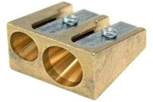 Mobius & Ruppert 4-Shapes Brass Pencil Sharpener - German-Crafted Precision