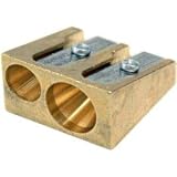 Apontador de lápis Mobius + Ruppert (M+R) Brass Artists - escolha entre 4 formatos! Feito na Alemanha - o melhor do mundo! (603 - cunha dupla)