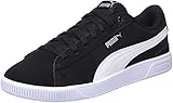 puma sneaker wildleder damen Niedriges Schuhdesign PUMA Damen Vikky v3 Sneaker, Black White White Silver, 40 EU