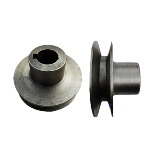 1PCS Cast Iron Thickened Single Groove Pulley B Belt For Negative Pressure Machine Industrial Spindle Motor(1B100hole19 thick41)