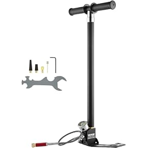 Pompa Aria Manuale Garden Mile – Soffietto T-Bar Mono – Pieghevole Con Manometro