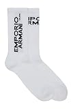 Emporio Armani Underwear Herren Sporty 2 Pack Short Socks, White, One Size (2er Pack)