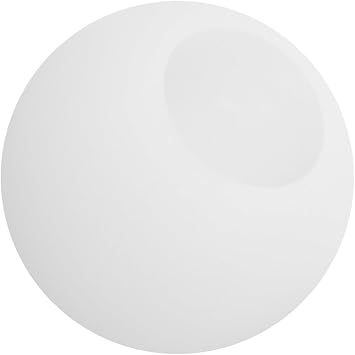 Mipcase ペンダントライト用ガラスランプシェード 丸球形 4.7インチ 乳白色 ガラス製 簡単取付 交換用ライトカバー 屋内照明 寝室 リビング用