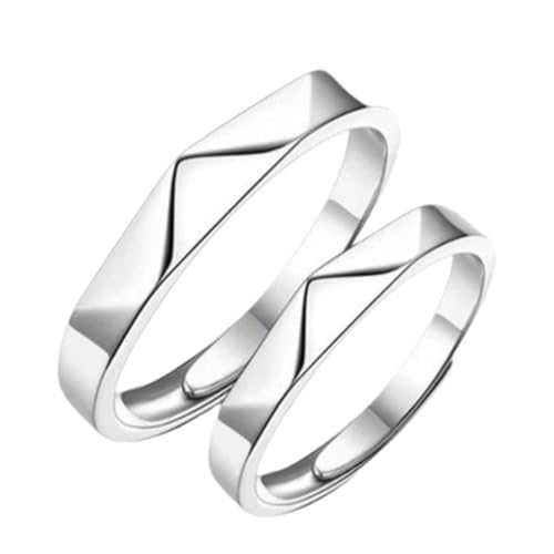 Bague femme mariage argent 925 au design géométrique et finitions haute joaillerie