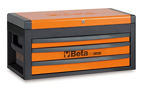 Image of Beta RSC22 3 Drawer Portable Tool Chest/Top Box - Orange
