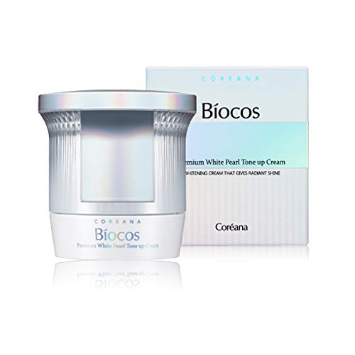 Biocos Premium White Pearl Tone Up Cream 1.69 fl oz / 50 ml KOREA Beauty