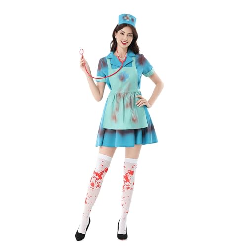 Robe sanglante Halloween tenue gothique cosplay et performance