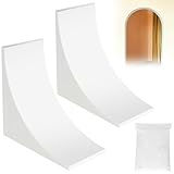 2 Pcs Rounded Doorway Arch Kit with Plaster Powder, 9'x9'x5' Gypsum Round Arch Kit for DIY Interior Doorways, Pre-Curved Drywall Half Circle Arch Molding to Add Rounded Corners for Home Decoration