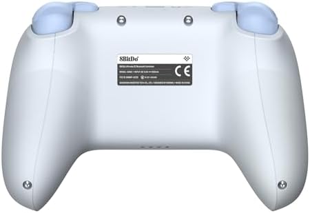8BitDo Ultimate 2C Hall Effect Joysticks Bluetooth Controller with Remappable L4/R4 Bumpers, 6-axis Motion Control, Rumble Vibration and Turbo Function for Switch/Switch 2 (Blue) - 1