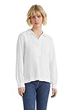 C&A Damen Bluse Unifarben weiß 36