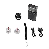 Risveglio Kit di indagine paranormale con box radio, sensore LED sfere altoparlante per caccia, set da 4/6 pezzi (4 pezzi)