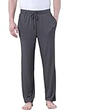 DITOK Men's Lightweight Pajama Pants Soft Lounge Sleep Joggers Adjustable Drawstring & Pockets All-Season Sleepwear