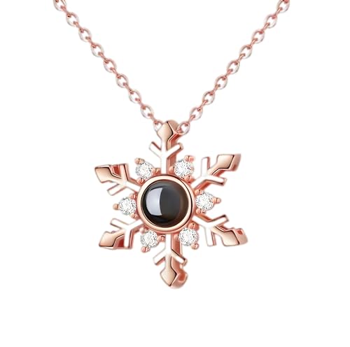 Collier de projection photo personnalisé en argent 925 : le cadeau unique pour femme