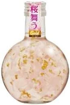 Amazon.co.jp: 桜舞う ゴールド 296ml 金箔入り 豊幸園酒造 : 食品