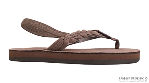 Image of Rainbow Sandals Kid's Single Layer Premier Leather Flirty Braidy