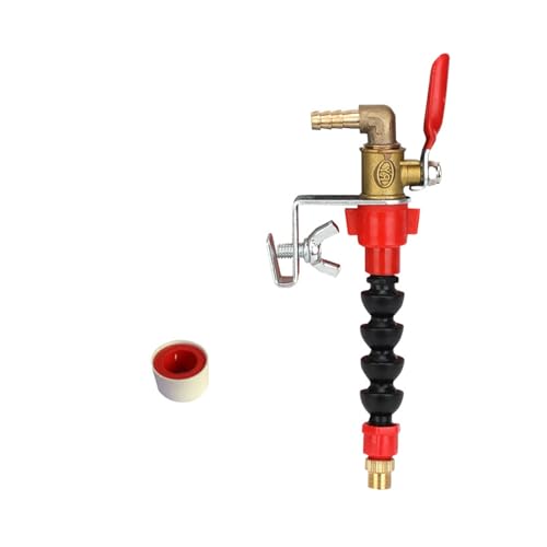 SEIWEI Dust Remover Water Sprayer for Cutting Machine, Cutting Machine Misting System Water Sprayer, Adjustable Coolant Misting Dust-Proof (Faucet + Raw Tape)