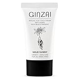GINZAI SOLO SUNNY 3in1 Anti Aging Tagescreme mit SPF 50+/PA++++, Schwarzer Koreanischer Waldginseng, Niacinamid & Hyaluronsäure, für alle Hauttypen, 50ml