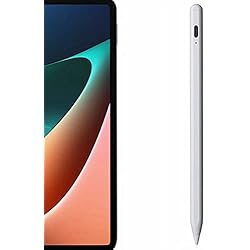 Lápiz Sensible a presión 4096 para Huawei MatePad 10.4´´ Pro 10.8´´ 5G T10s T10 T8 2020 MatePad 11 2021 10.95´´ DBY-W09 DBY-L09 Aguja Activo para Pantalla táctil táctil Screen Stylus Pen (White)