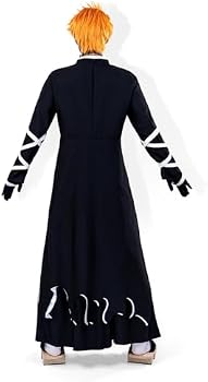 ｉコス OSIAS Men Anime Upgraded Kurosaki Ichigo Cosplay Costume (S