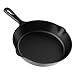 YASHE Sartén de hierro fundido de 20 cm, sartén resistente en hierro negro para huevos, tortillas y más, apta para horno