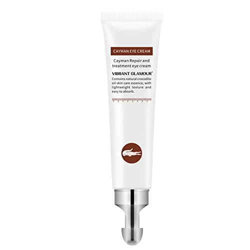 20g Cayman Eye Cream, Cayman Repair & Treatment Eye Cream, Crocodile Repair Eye Cream for Women Bags Under The Eyes Dark Circle, Eye Wrinkles (1PC)