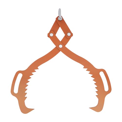 Alicates forestales profesionales para troncos de árboles de hasta 76 cm, pinzas de madera con 1000 kg de fuerza de tracción, pinzas de madera para levantar y transportar