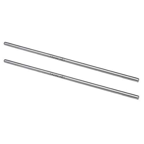 sourcing map - sourcing map Round Steel Rod, 5mm HSS Lathe Bar Stock Tool 200mm Long, for Shaft Gear Drill Lathes Boring Machine Turning Miniature Axle, Cylindrical Pin DIY Craft Tool, 2pcs