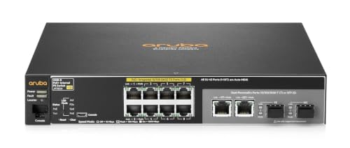 Image of HP Aruba 2530-8G (J9780A) Managed Network Switch (Renewed)