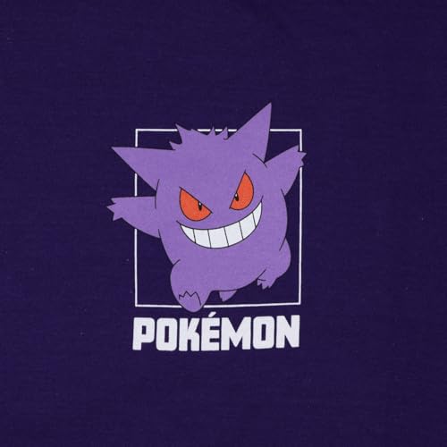 Seven Times Six Pokemon Hoodie Men's Gengar Grid Design Two-Sided Adult Pullover Sweatshirt2