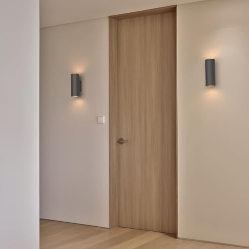 TRAXON LUXPOINT Aplique de Pared Rectangular - Wall Light para Bombilla GU10 (No Incluida) Luz Bidireccional Arriba y Abajo IP20 Interior 220V Diseño Moderno (Blanco, Rectangular Doble) - imagen 6