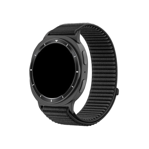�X�|�[�c�i�C�����r���v�o���h Samsung Galaxy Watch 8Classic 46mm/8 44mm 40mm�p, �u���b�N, For Galaxy 8Classic 46mm