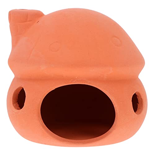 SUPVOX 1Pc Creative Bird Nest for Parrots Sparrows Comfortable Breeding Box for Cockatiels Budgies and Lovebirds Warm Nesting Pot for Natural Nesting Resting Chocolate