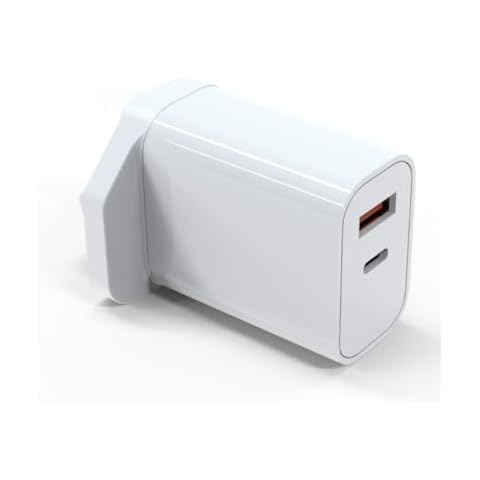 USB C Plug Fast Charge 20W USB Type C and USB Wall Charging Plug Adapter Cover